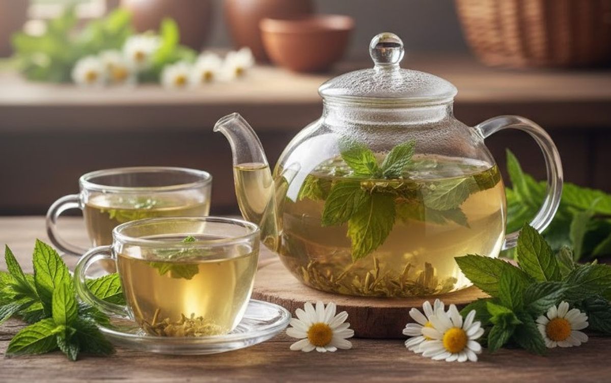 Biljni čajevi od nane i kamilice