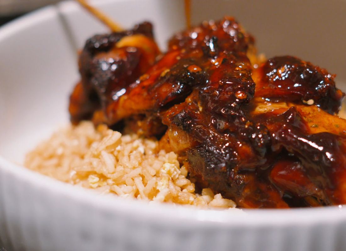 Teriyaki piletina sa pirinčem