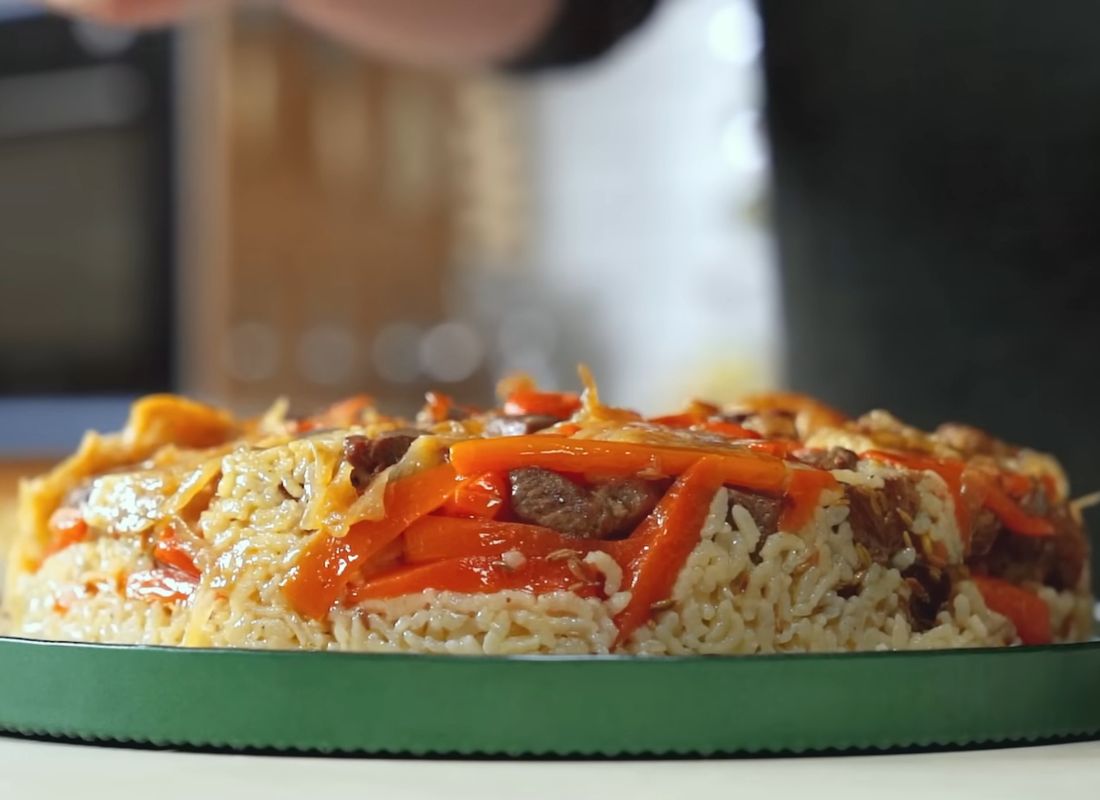 pilav sa mesom i povrćem